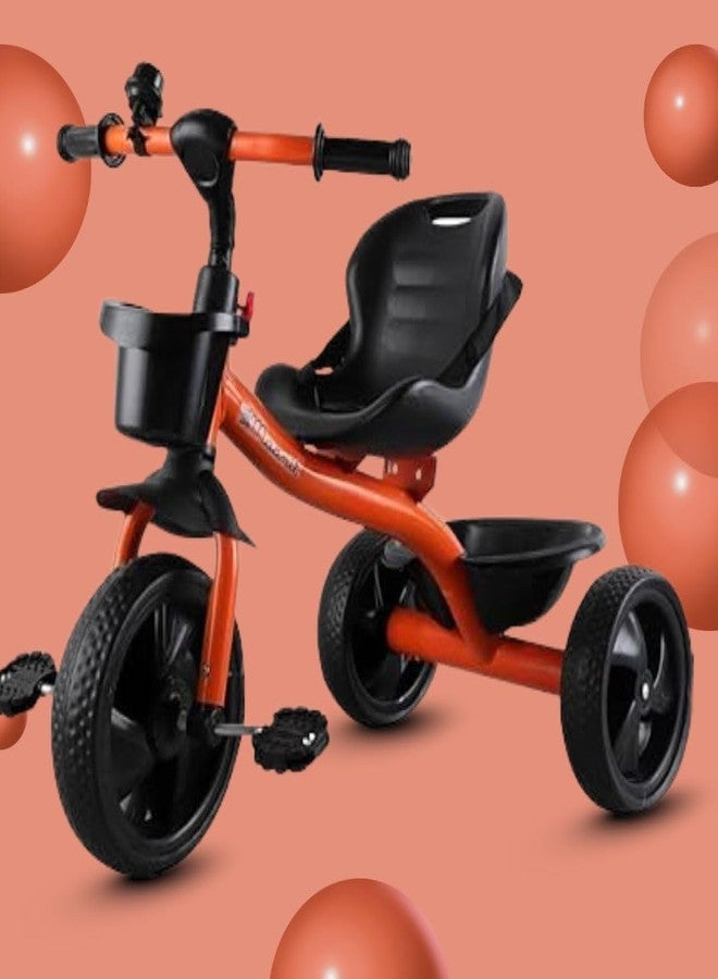 Maanit Tricycle for Kids with Dual Storage Basket & Bell | Stylish Comfort Tricycle for Boys & Girls Age 2-5 Years | Durable Pedal Trike for Toddlers - Image 1