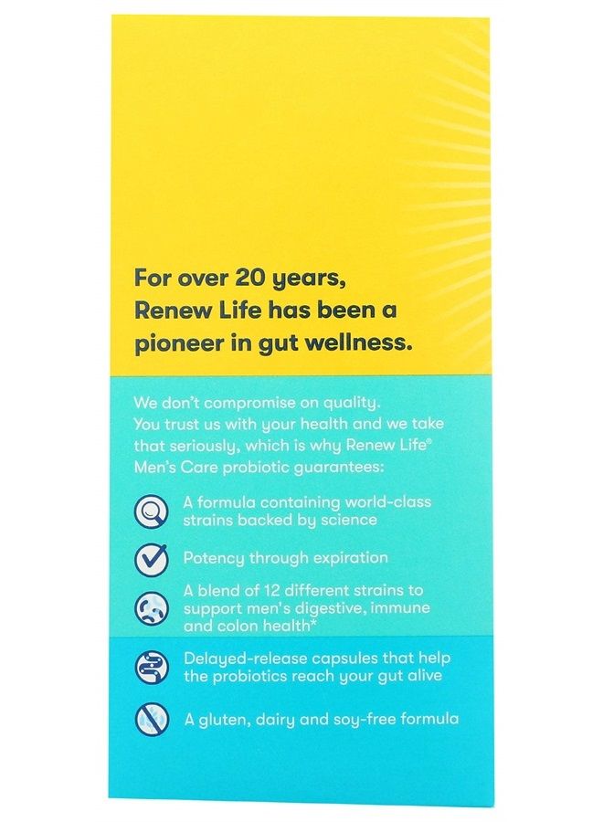 RENEW LIFE Ultimate Flora Men's Care Probiotic, 30 CT - Image 2
