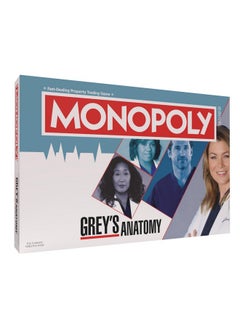 Monopoly: Grey's Anatomy Board Game | Featuring Ferry Boat, Clipboard, Scrub Top, and More | Buy, Sell, Trade Iconic Doctors from Miranda Bailey to Meredith Grey | Officially Licensed Collectible