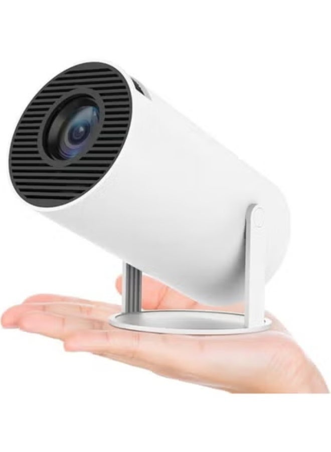 Portable Smart 4K Projector HY300 – 200 ANSI Lumens, Auto Keystone Correction & 180° Flip – WiFi 2.4/5G, Bluetooth 5.0 – 130-Inch LED Display for Indoor Use - Image 1