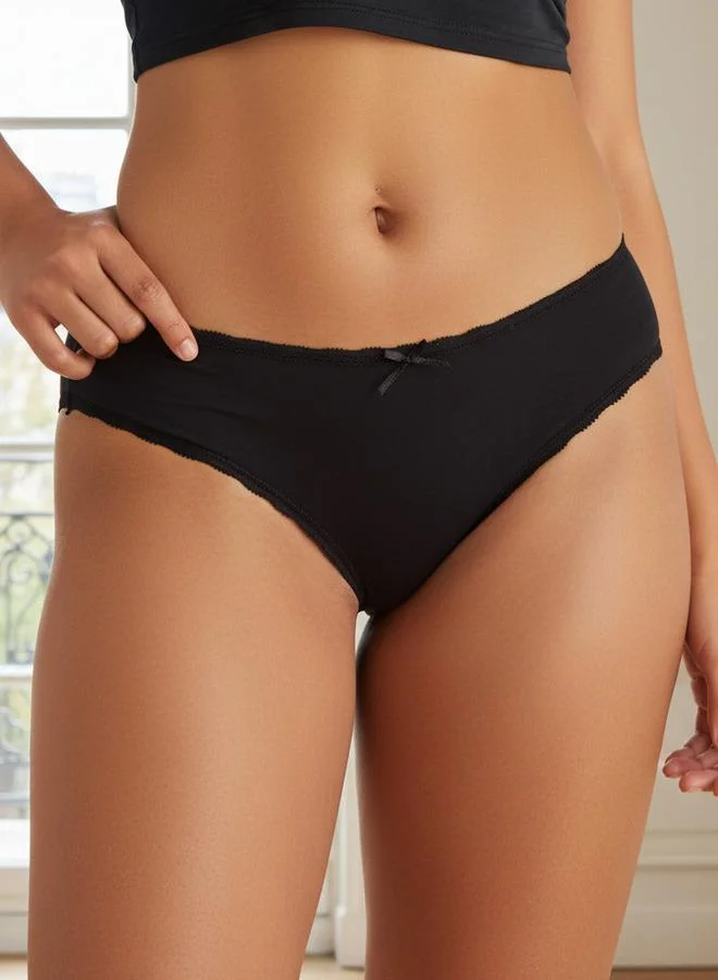 سبلاش فيڤ شورت داخلي نسائي مزين بالدانتيل