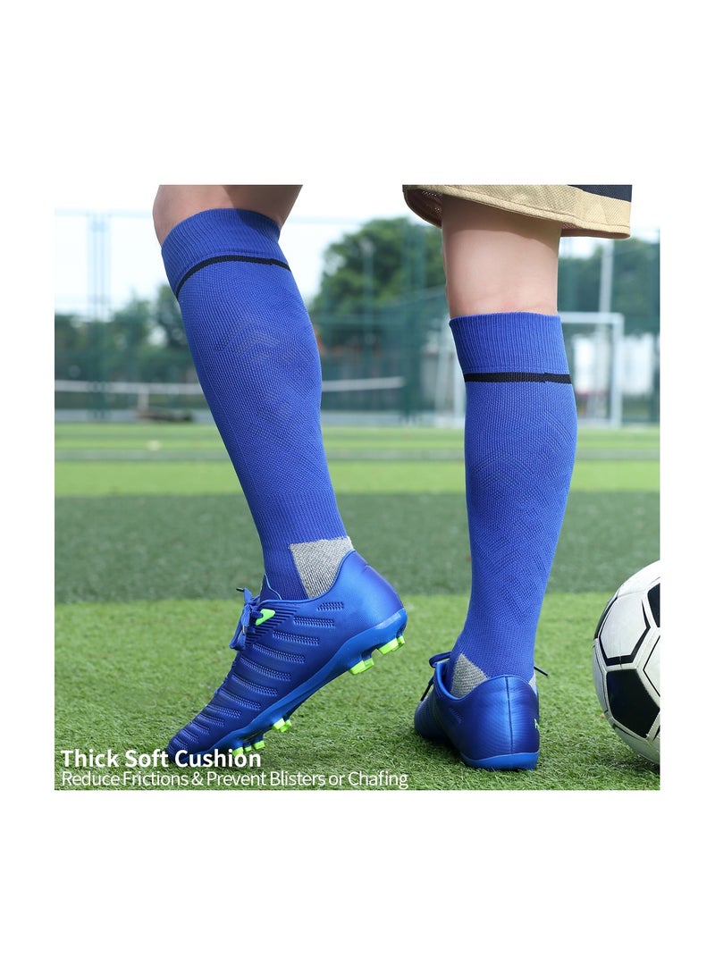 جناح السماء جوارب كرة القدم للرجال (1/2/3/4 زوج) وسادة رياضية، قابلة للتنفس، مريحة، مضادة للانزلاق، حماية من الوسادة، امتصاص العرق، جوارب رياضية للأطفال والشباب والبالغين - Image 5