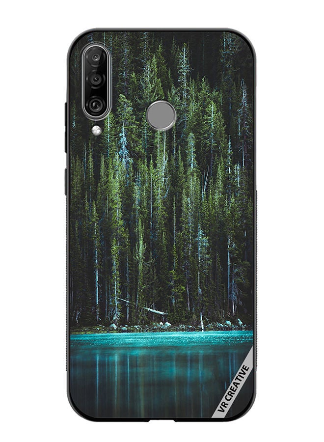 VR CREATIVE Protective Case Cover For Huawei P30 Lite Lake Design Multicolour - Image 1