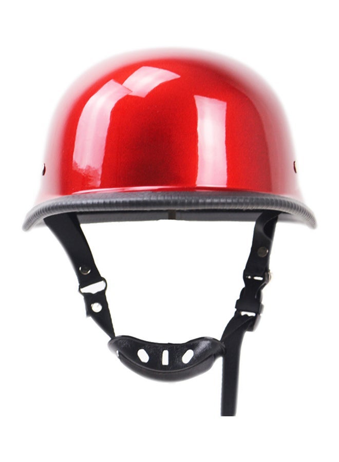 MUNTAQI Half Face Chopper Cruiser Motorcycle Helmet