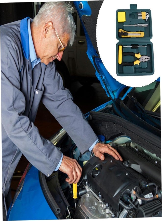 Drumstone 𝟏𝟓-𝐘𝐞𝐚𝐫 𝐖𝐚𝐫𝐫𝐚𝐧𝐭𝐲 11-Piece Multi Hardware Tool Kit | Compact Tool Set for Car, Bike & Home Repairs with Case – Perfect DIY Gift for Men, Fathers & Handy Homeowners - Image 5