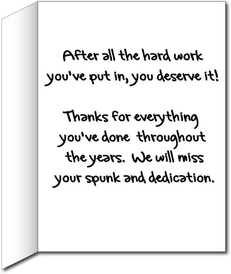 VictoryStore 3Foot Jumbo Greeting Cards Giant Retirement Card Relax Hammock 24x36Inch card with envelope - Image 4