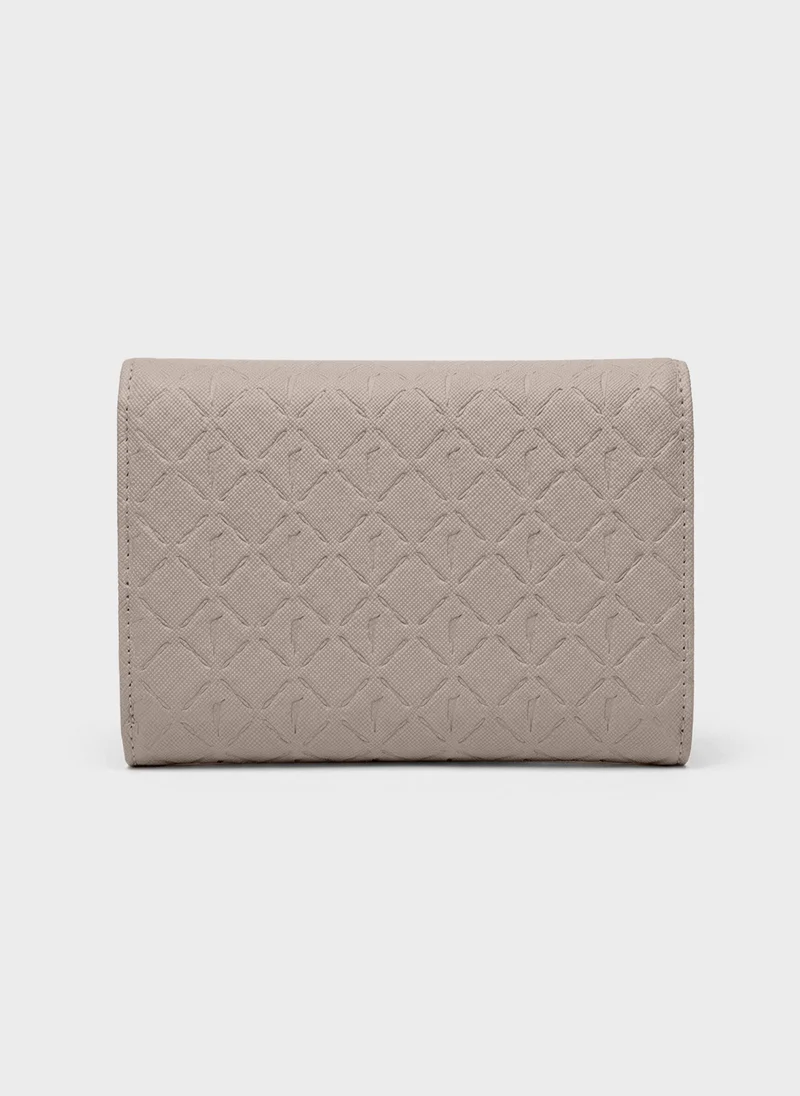 NAUTICA  ANA Tri-Fold Monogram Wallet for Women | Best Price UAE