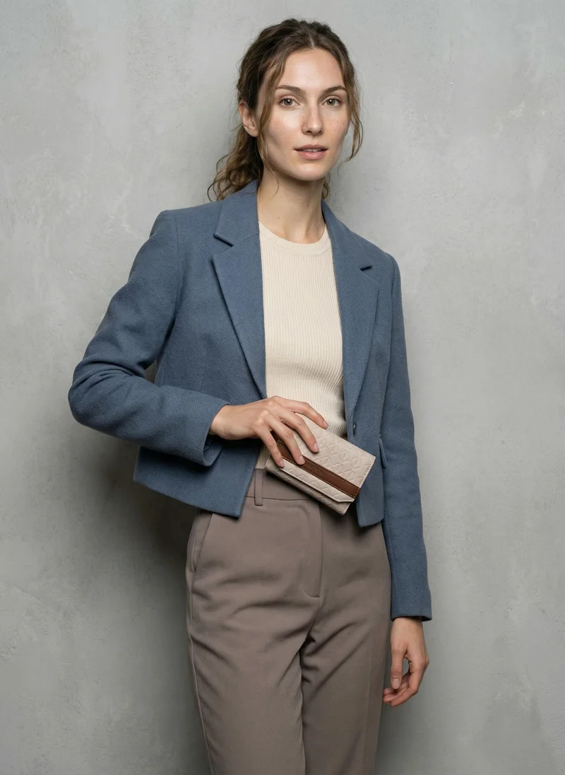 NAUTICA ANA Tri-Fold Monogram Wallet