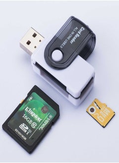 Generic 4 In 1 Memory USB 2.0 Card Reader for Micro SD, TF And M2 