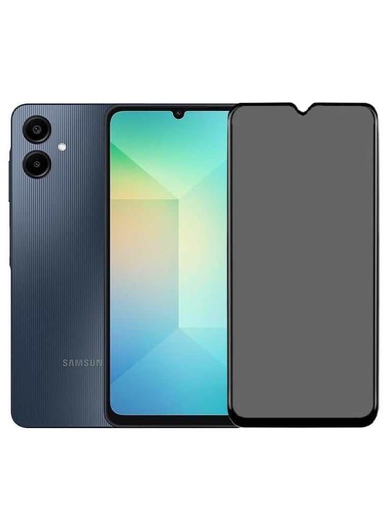 Samsung Galaxy A06 Privacy Screen Protector 9H Tempered Glass Anti-Scratch Anti-Fingerprint Case Friendly