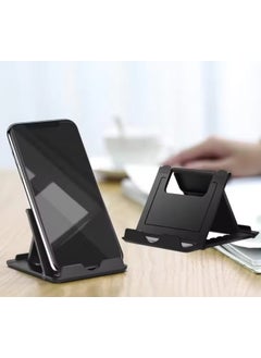 Qasul Universal Folding Mobile Phone Support Plastic Holder for Your Phone Desktop Smartphone Tablet Support /Phone Holder /Phone Tripod /Table Stand  - Image 1