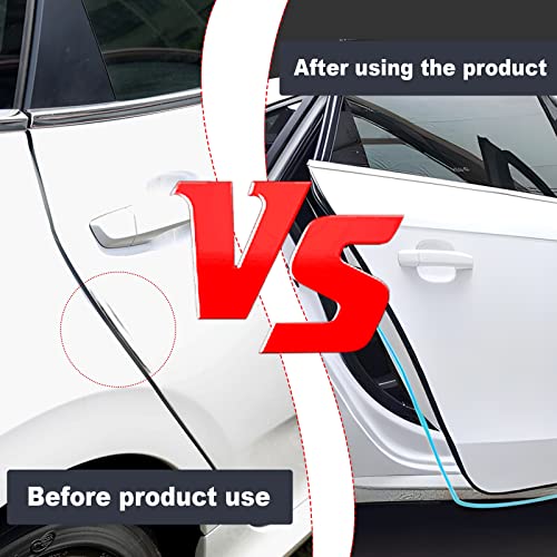 TEMI Car Door Protector Edge Guards, 32Ft(10M) Universal Rubber Seal Protector U Shape Edge Trim Car Door Edge Protection for Most Car (Black, 32FT) - Image 4