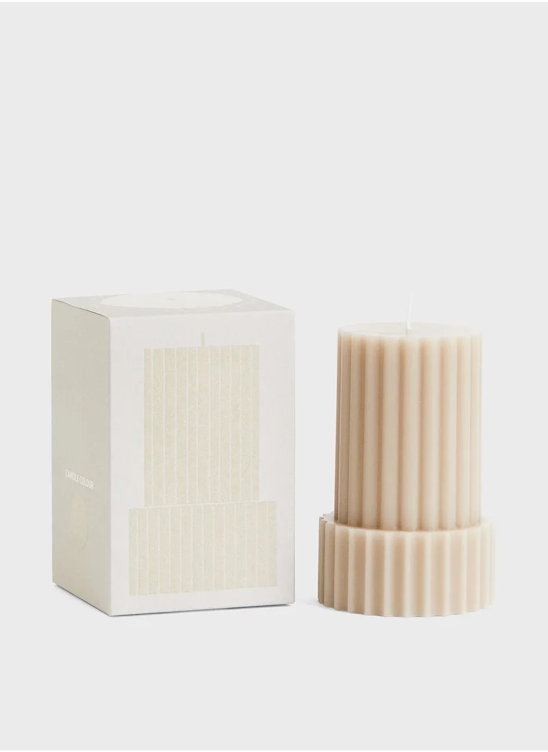 H&M Shaped Pillar Candle