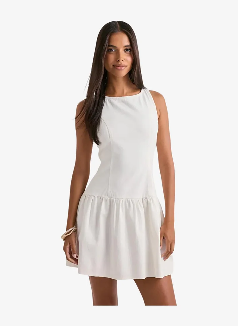 Women's VMKIARA Twill Sleeveless Short Woven Dress