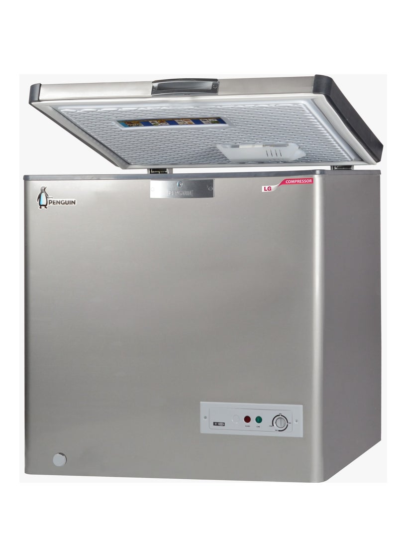 Penguin - ES350L SILVER CHEST FREEZER - 303 L - Sliding Glass Door LG Compressor - Image 1