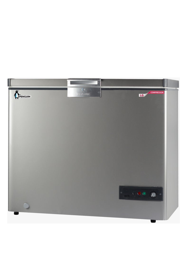 Penguin - ES350L SILVER CHEST FREEZER - 303 L - Sliding Glass Door LG Compressor - Image 1
