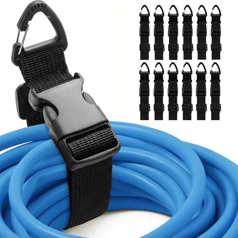 حامل سلك تمديد قابل للتعديل بطول 17 بوصة مع مشابك مثلثة لتنظيم المرآب والتخزين، حامل سلك تمديد ثقيل للرجال في ورشة العمل (12) - Image 1