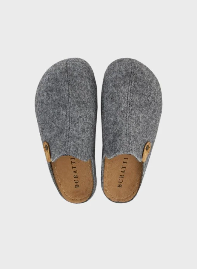 Buratti  Buratti Felt Winter Home Slippers Men's SLIPPERS 6711004 for Men | Best Price UAE