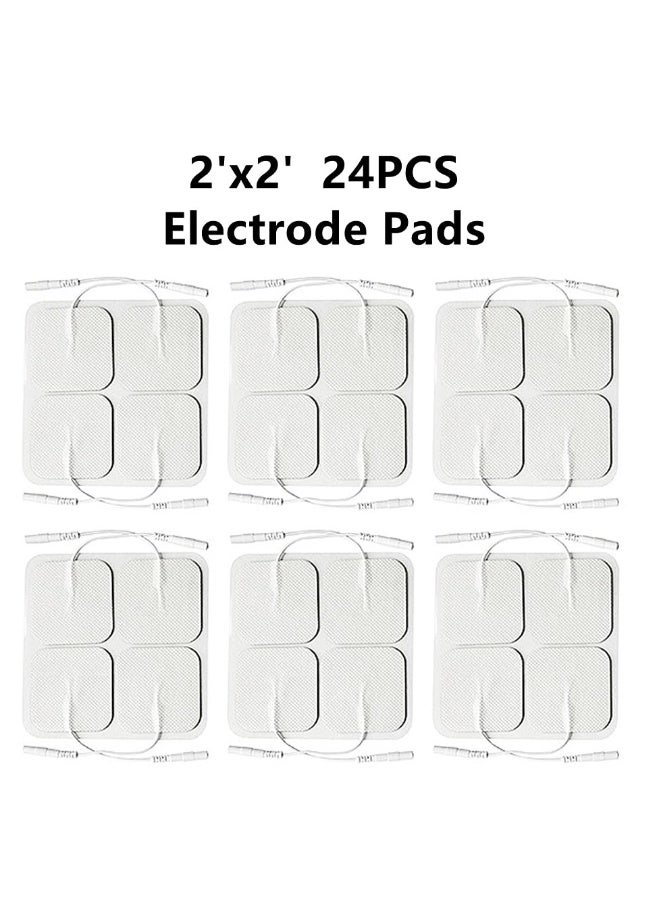 Generic 24PCS TENS Unit Replacement Pads Reusable Tens Pads Replacement Electrode Patches  - Image 5