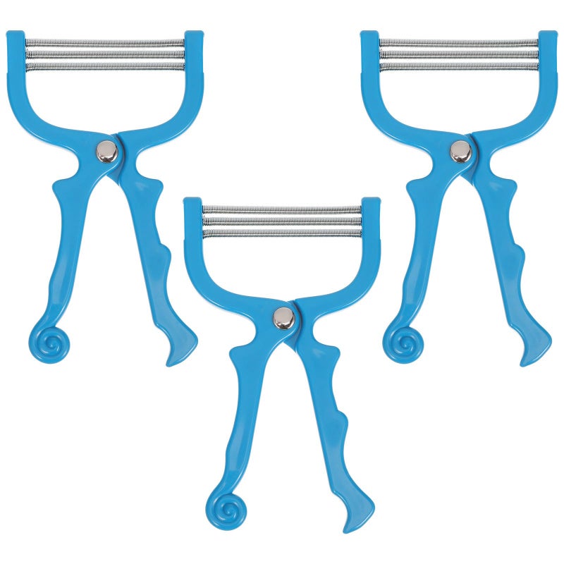 Manual Facial Hair Remover Spring Coil for Women Blue 3 Pcs Precise Eyebrow Threader - Image 2