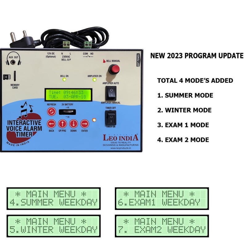 LEO مؤقت إنذار صوتي تفاعلي للمدرسة - Image 2