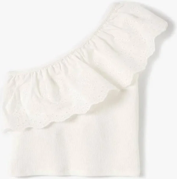KOTON 4SKG10072AK Girl's Blouse White
