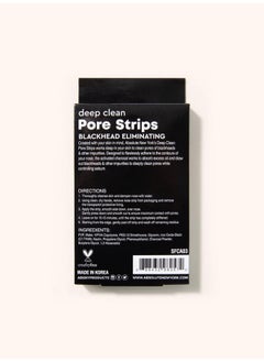 Absolute New York Charcoal Deep Clean Pore Strips Women Makeup Cosmetic Accessories Longlasting Formula Ideal For All Skin Types  - Image 2