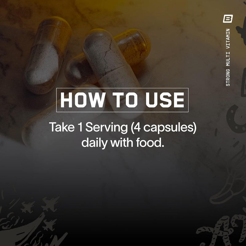 BARE PERFORMANCE NUTRITION BPN Strong MultiVitamin Foundational Health Improved Mood and Sleep Adaptogens Improved Cognitive Health - Image 5