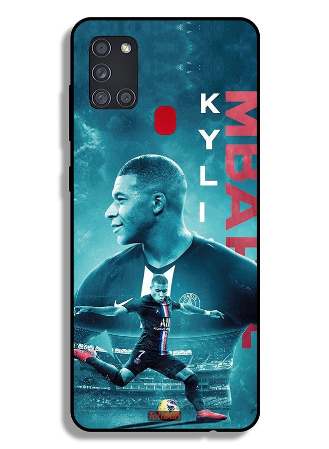 Tolwak Samsung Galaxy A21s Protective Case Cover Mbappe Poster - Image 1