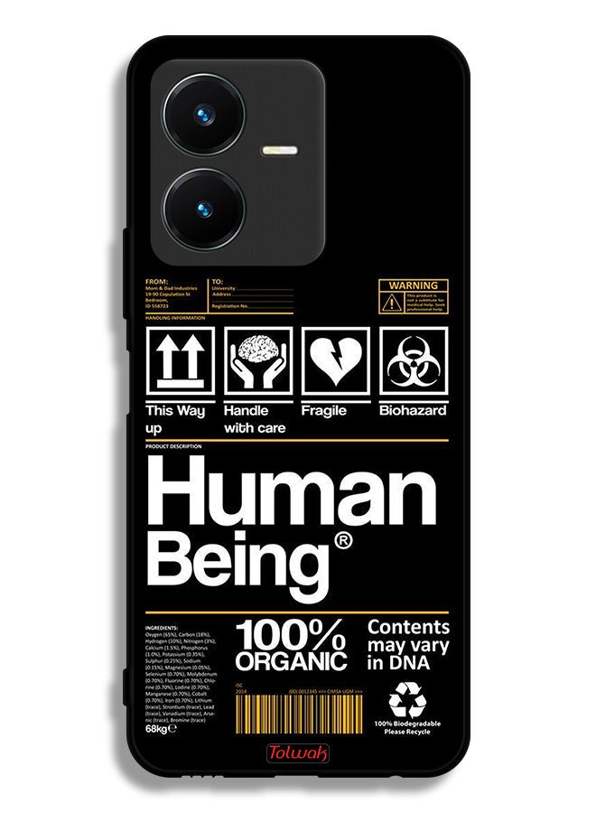Tolwak Vivo Y22s Protective Case Cover Human Being Sticker - Image 1