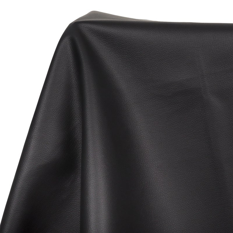 Meneng Marine Vinyl Upholstery Faux Leather Meneng Black Grain Faux Leather 54x36 Marine Vinyl Fabric Waterproof Durable for DIY Upholstery Boat Car Sofa - Image 1