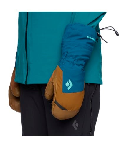 BLACK DIAMOND Women's Mercury Ski/Snow Mitts | Contains Gore-TEX Waterproof Insert | Removable Liner Mittens | Azurite 2.0 | Medium - Image 2