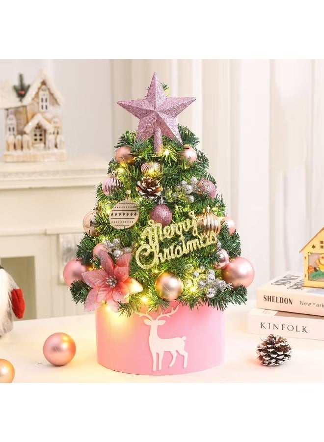 Mini Christmas Tree 45 cm Santa Tree Seasonal Holiday Decoration Tree for Home, Office, Party - Image 1