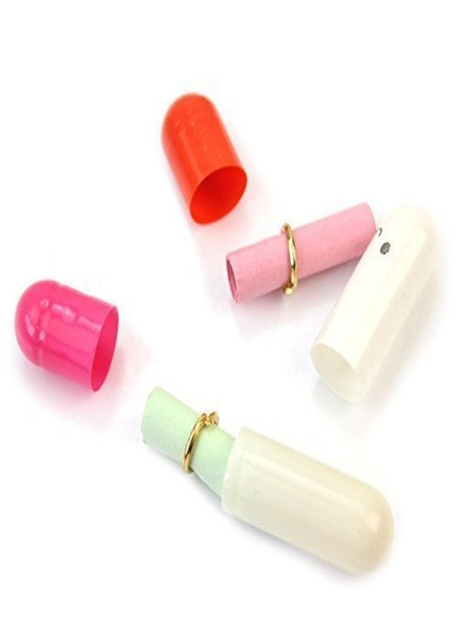 Wetco Message in a Bottle Capsule Letter Cute Love Friendship Half Color Pill, Plastic, Assorted Color - 50 Pcs - Image 3