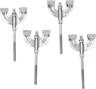 Marsrut Marsrut 4-Pack Chrome Bass Drum Claws and Tension Rods Set - Percussion Instrument Accessories for Drum Hardware Parts  - Image 1