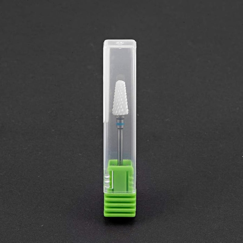 مجموعة رؤوس مثقاب السيراميك للأظافر من قطعتين، خشنة الحبيبات، مقاس 3/32 بوصة لإزالة الجل ومنيكير وباديكير - Image 5