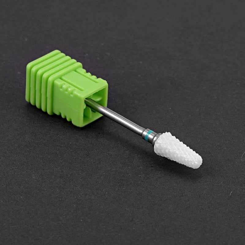 مجموعة رؤوس مثقاب السيراميك للأظافر من قطعتين، خشنة الحبيبات، مقاس 3/32 بوصة لإزالة الجل ومنيكير وباديكير - Image 4