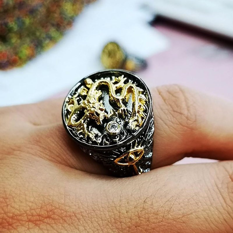 RUVEE Turkish Stainless Steel Religious Riverette Metallic Plated Rings for Men & Boys - Image 4