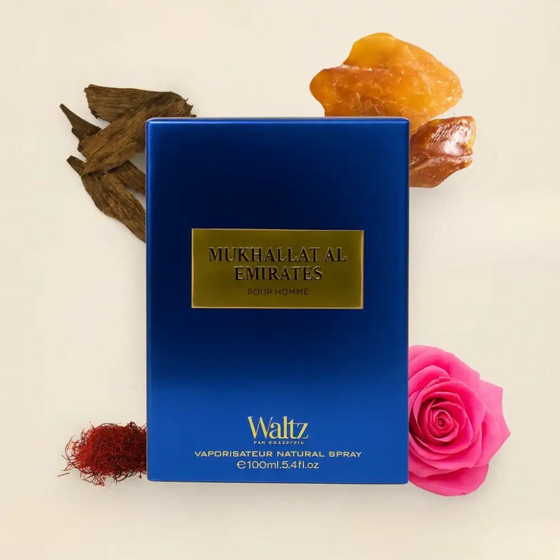 عطر والتز مخلال الإمارات للرجال بخاخ طبيعي - 100 مل