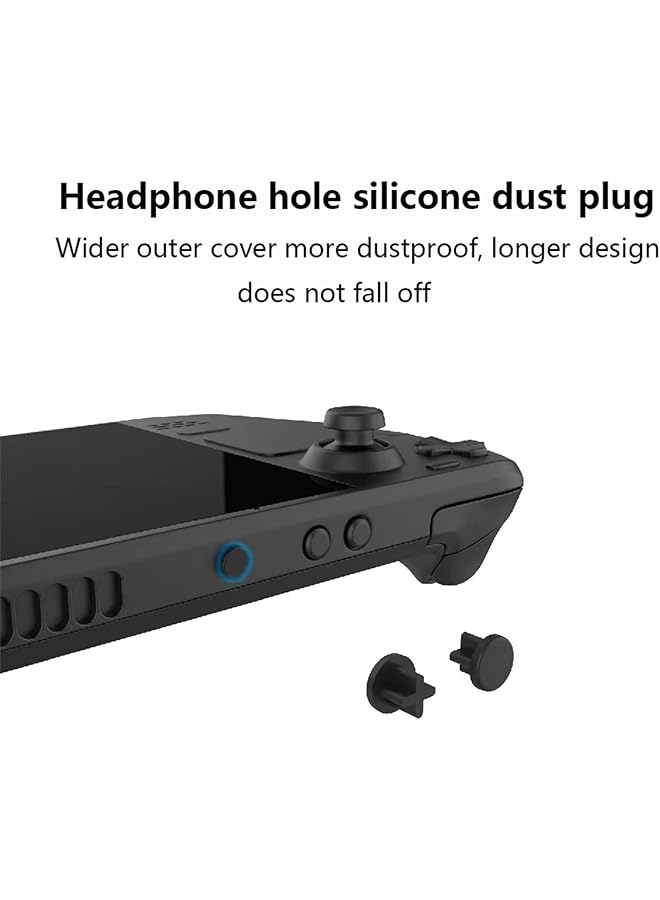 16 In 1 Accessorries Kit For Steam Deck 2X Touchpad Protection Sticker 4X Key Protection Sticker 2X Headphone Jack Dust Plug 2X Type C Dust Plug 2X Dust Filter 4X Conductive Silicone Rocker Cap - Image 3
