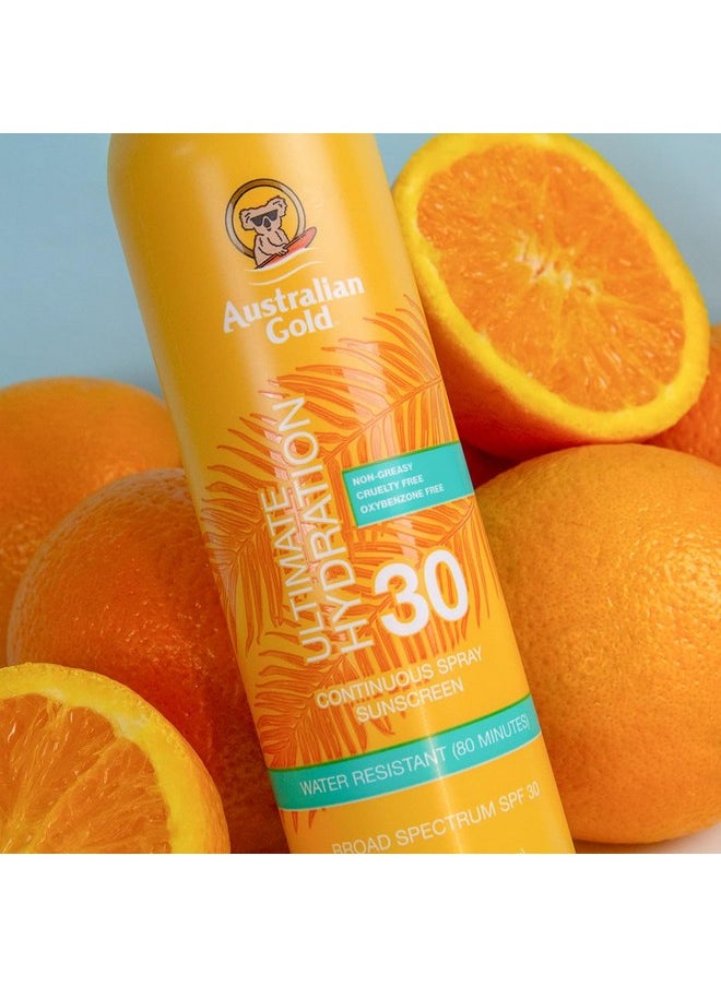 Australian Gold Continuous Spray Sunscreen Spf 30 6 Ounce Dries Fast Broad Spectrum Water Resistant Nongreasy Oxybenzone Free Cruelty Free  - Image 3