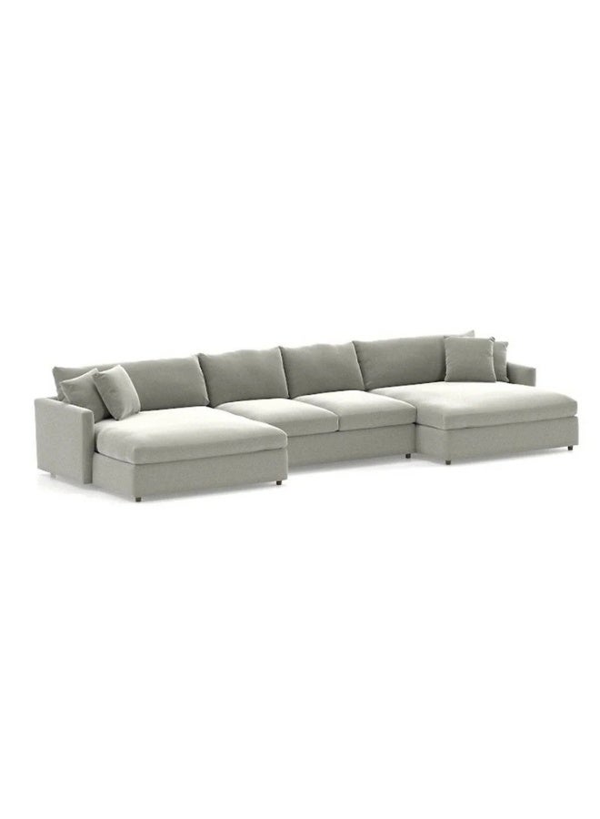 KUSTOMDECO 3-Piece Double Chaise Sectional Sofa - Customizable Sectional Sofa for Living Room, Premium Upholstery, L-Shape Design - Image 3