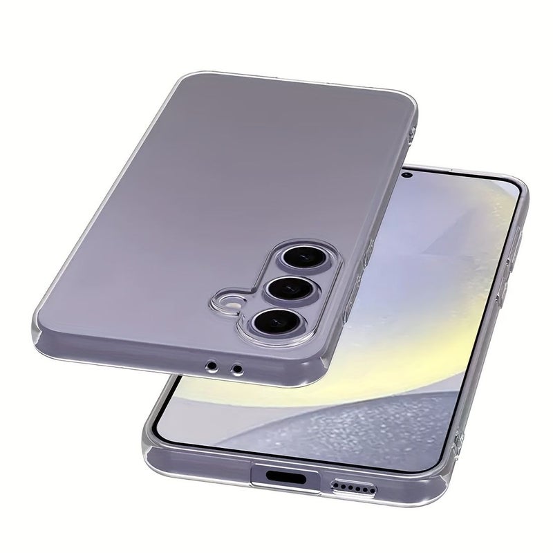 غطاء هاتف شفاف فائق الوضوح من مادة TPU، مناسب تمامًا لهاتف Galaxy S24 - Image 5