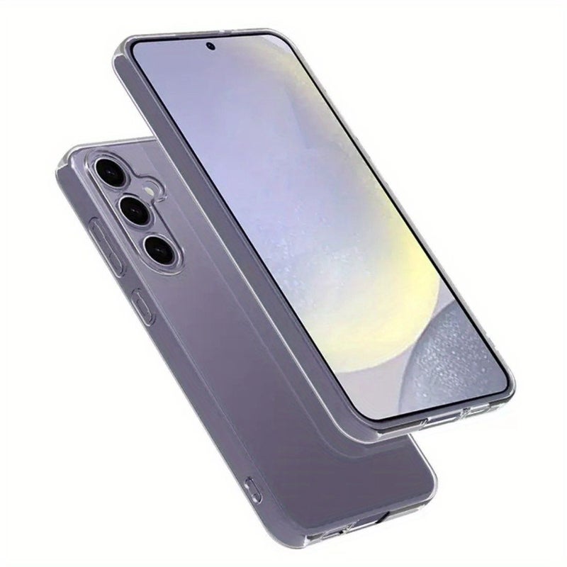 غطاء هاتف شفاف فائق الوضوح من مادة TPU، مناسب تمامًا لهاتف Galaxy S24 - Image 3