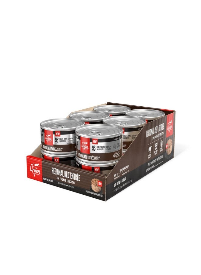 ORIJEN Premium Pate Wet Cat Food in Bone Broth Regional Red Entrée 5.5oz Cans (12 Count) - Image 1