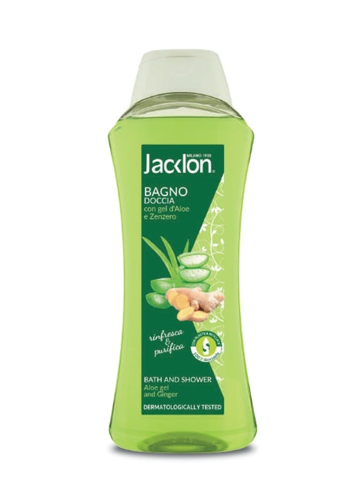 JACKLON BATH & SHOWER ALOE GEL & GINGER 1000ML  - Image 1