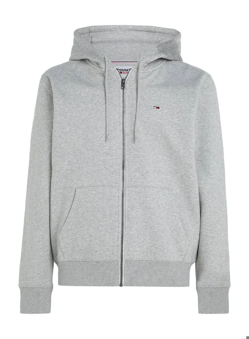 TOMMY JEANS Fleece Zip-Thru Hoody Sweatshirt