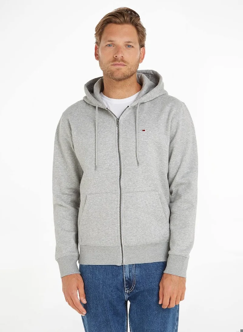 Fleece Zip-Thru Hoody Sweatshirt