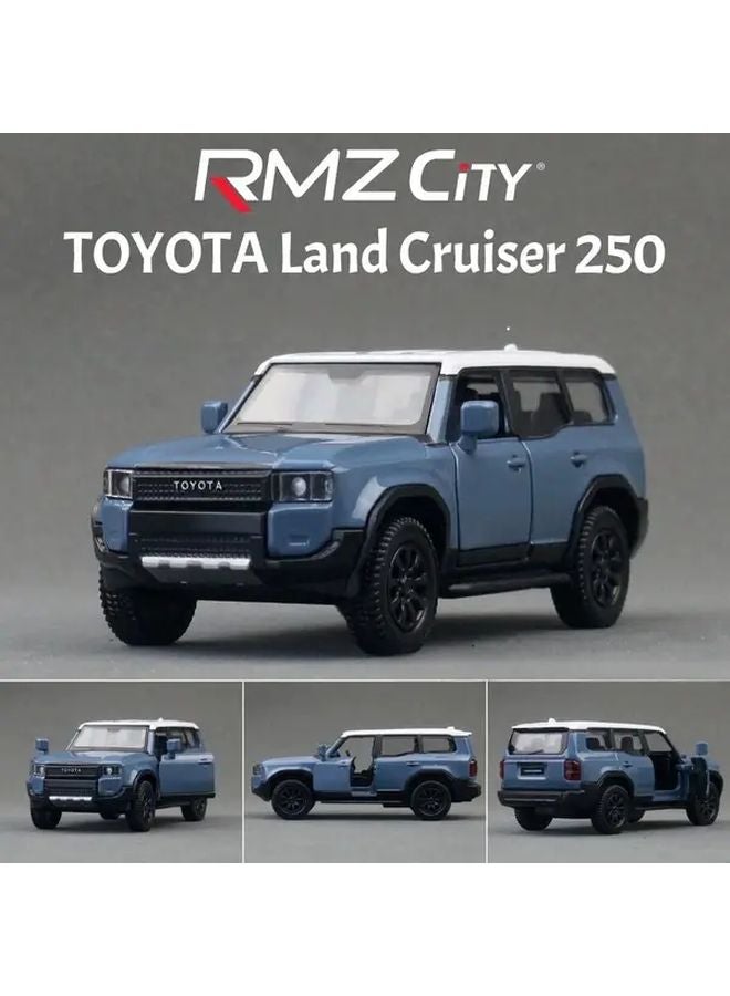 Matt Black Alloy Body Toyota Landcruiser Off Road Vehicle Model Toy Gift - Image 2