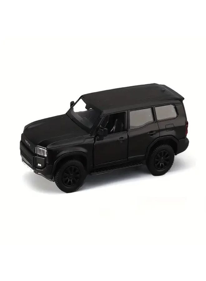 Matt Black Alloy Body Toyota Landcruiser Off Road Vehicle Model Toy Gift - Image 5